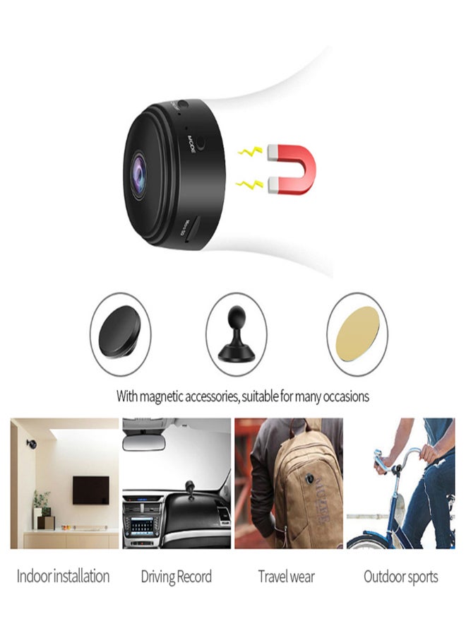 1080P Wireless Camera Mini Hidden Camera with Motion Detection Portable Night Vision Surveillance Camera for Aerial Home Indoor Outdoor Security - Image 5